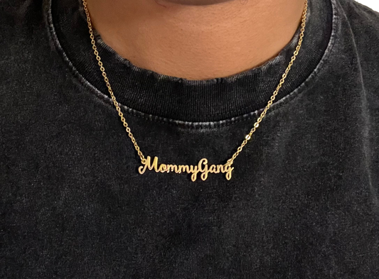 Gold Mommy Gang Necklace