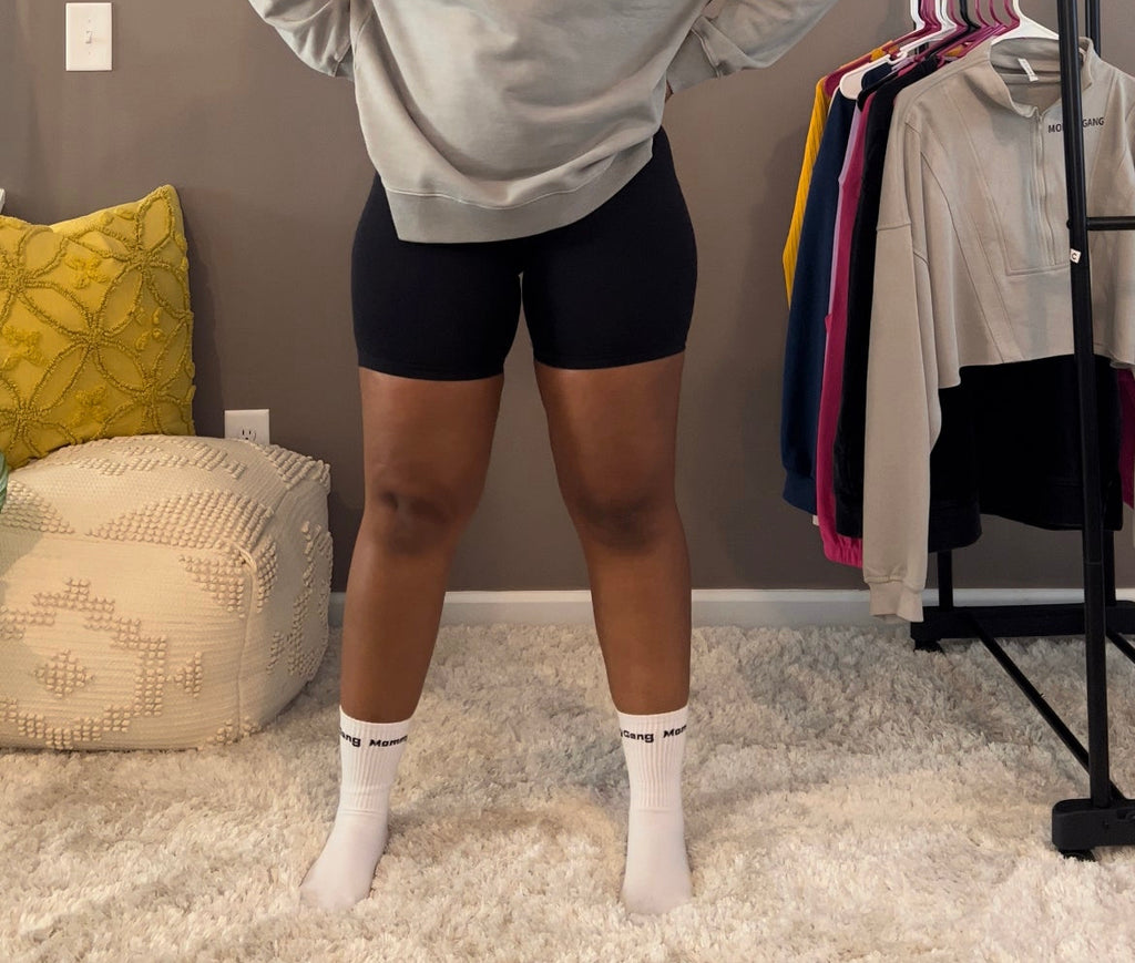 White Mommy Gang Socks